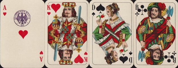 Berlin-style playing cards