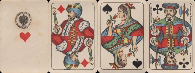 Frankfurt-style playing cards (type II)