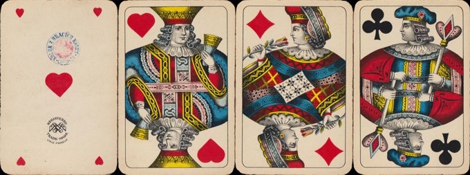 Viennese-style playing cards (type A)