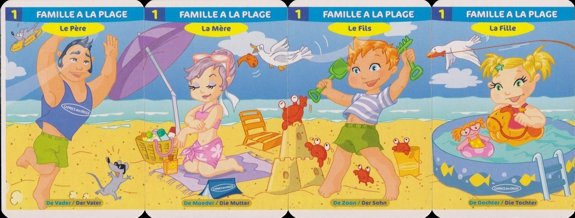 Card games for children: 'Old Maid', 'Happy Families' etc