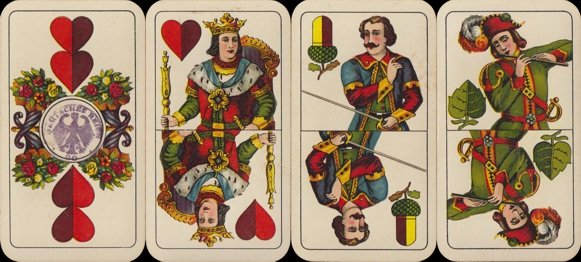 Franconian-style playing cards