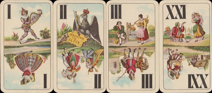 'Industrie und Glück' Tarot: the trumps (type III)