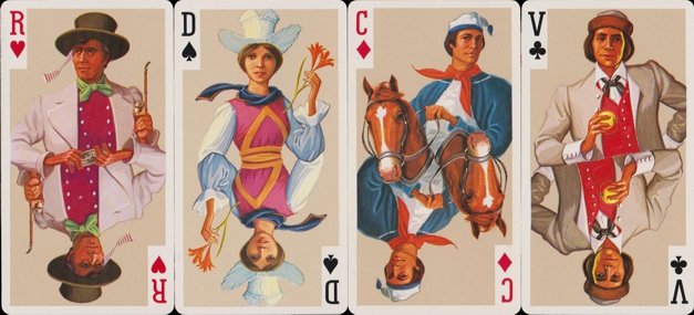 Spanish Tarot: court cards