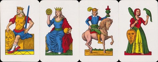 Sicilian Tarot: court cards