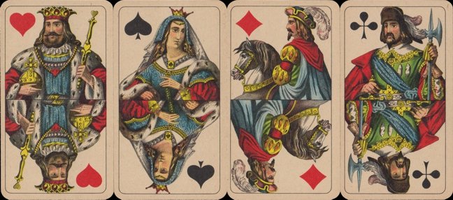 'Bourgeois' Tarot: court cards
