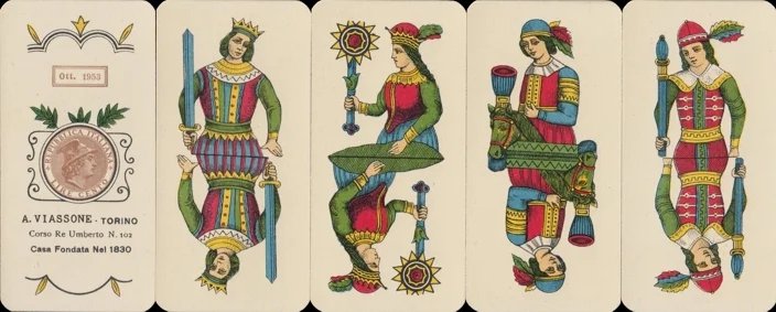 Bolognese Tarot: court cards