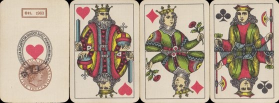 Piedmontese-style playing cards