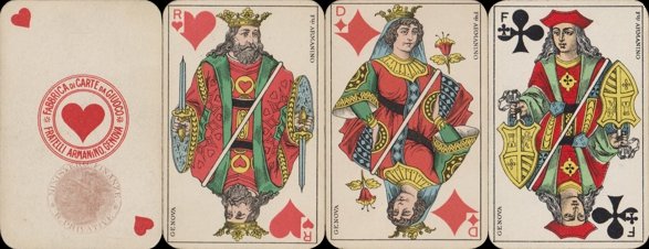 International French-style playing cards