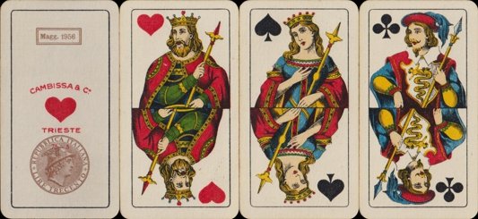 Milanese-style playing cards