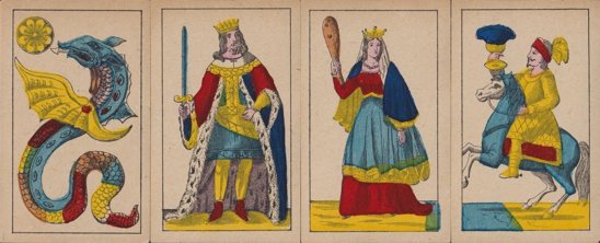 Portuguese-style (French ranks) playing cards