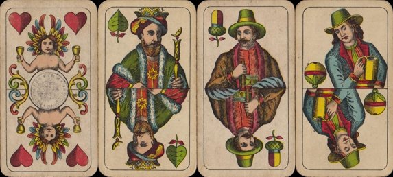Wallerstein-style playing cards