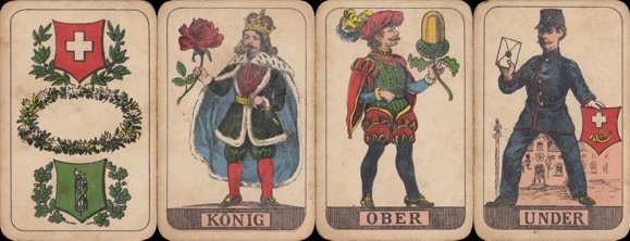 German playing cards, Swiss suits