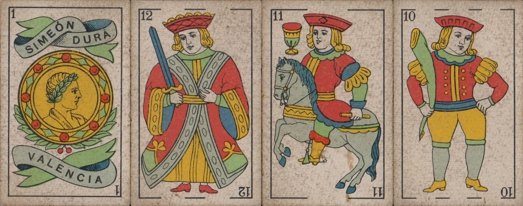 Valencia-style playing cards (type I)