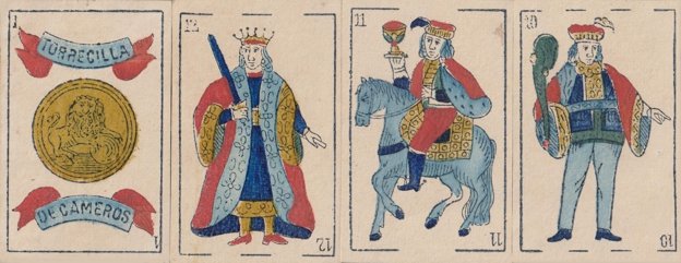 Madrid-style (or 'Garcia') playing cards