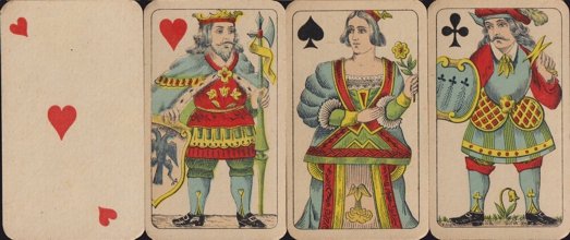 Liège-style playing cards
