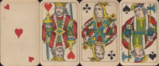 Bruxelles-style playing cards