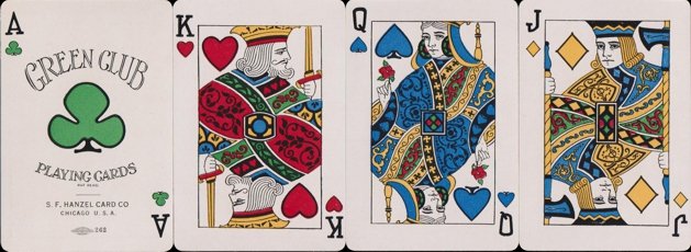 Hanzel's playing cards, Green Club