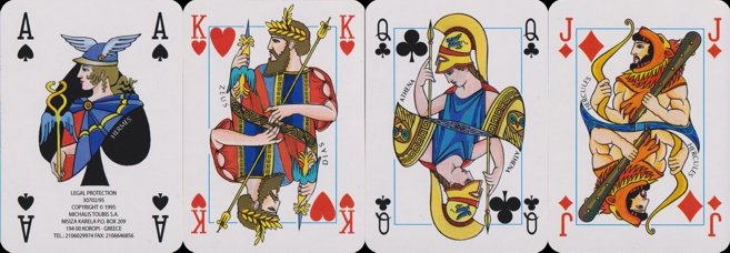 Greek playing cards