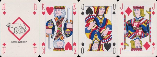 Capitol's playing cards